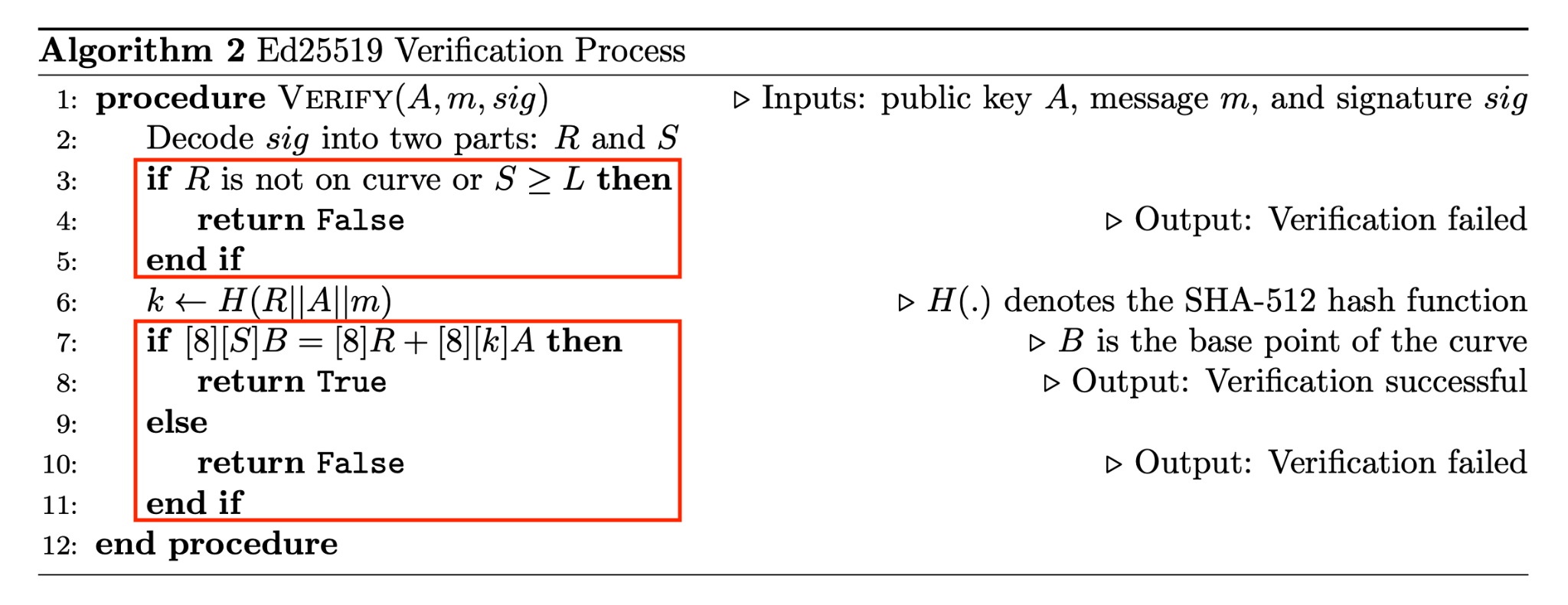 EdDSA verification in ZK